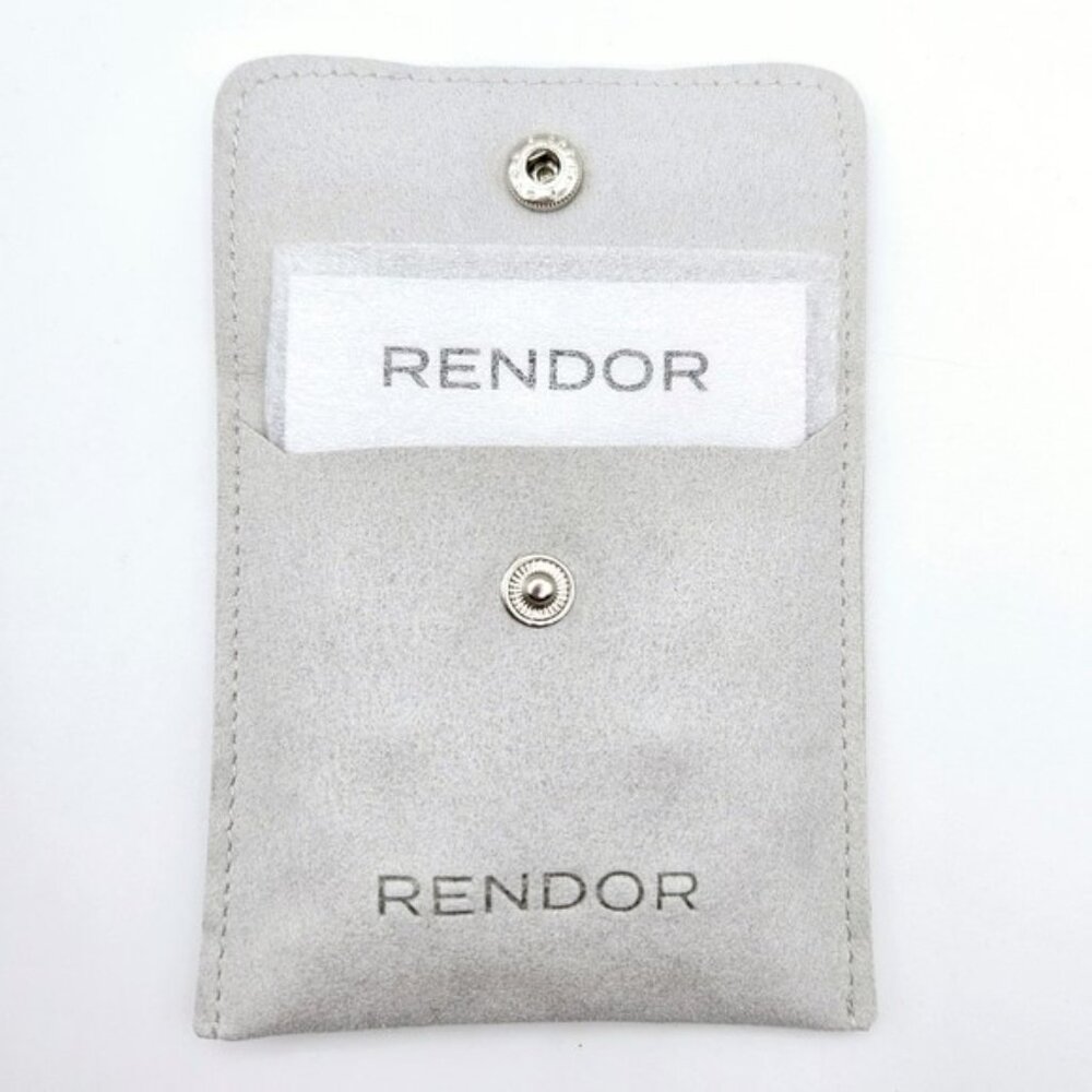 Rachel Zoe x RENDOR Victoria Yellow Gold Earrings w Rendor Pouch NWT - Picture 3 of 6